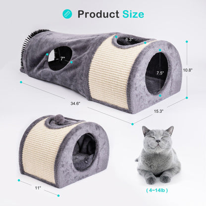 Cat Bed Toys Soft Comfortable Multifunction