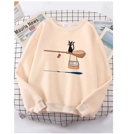 Kiki Delivery Service Cartoons Anime Sweatshirt Fashion