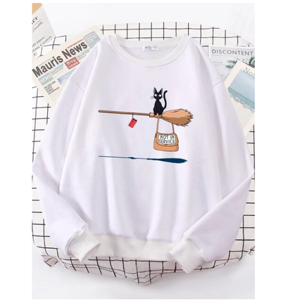 Kiki Delivery Service Cartoons Anime Sweatshirt Fashion