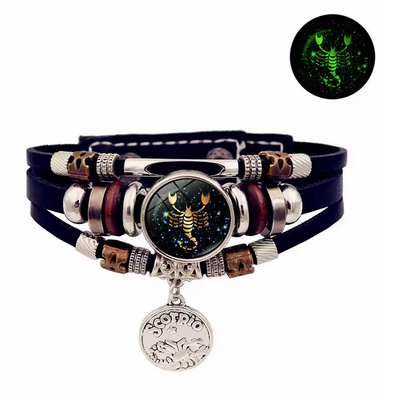 Luminous 12 Constellation Vintage Bracelet