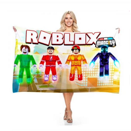 Roblox Virtual World Series 3D Digital Beach Towel - DUGO