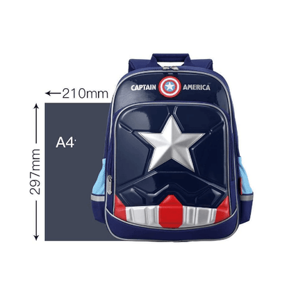 Primary School Ultralight Boys 6-12 Years Old Boys Captain America Children