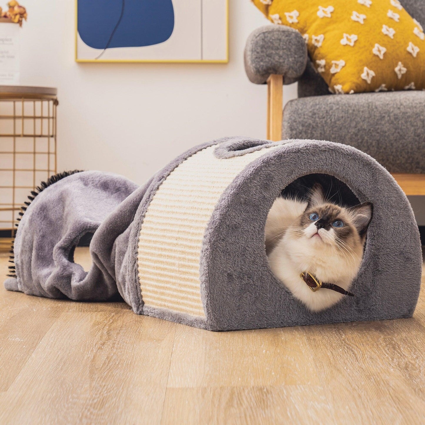 Cat Bed Toys Soft Comfortable Multifunction