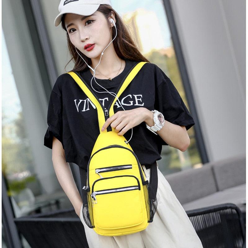 Backpack Chest Bag Sling Messenger Bags Female Sports Bag Mini