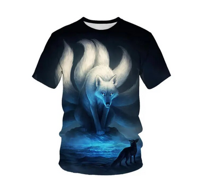 Fashion Fox Picture Tshirts Unique