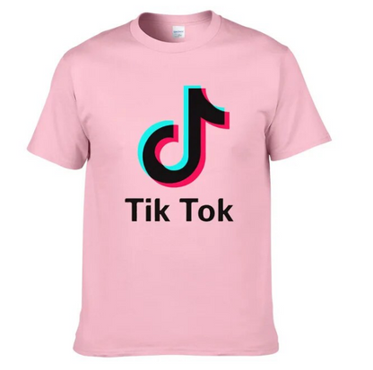 Tshirt TikTok Fashion Style Cotton Street Apparel Hip Hop Short Sleeve