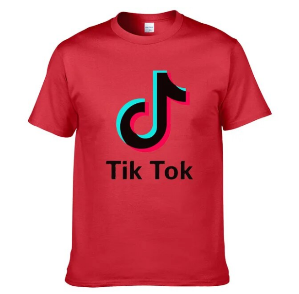 Tshirt TikTok Fashion Style Cotton Street Apparel Hip Hop Short Sleeve