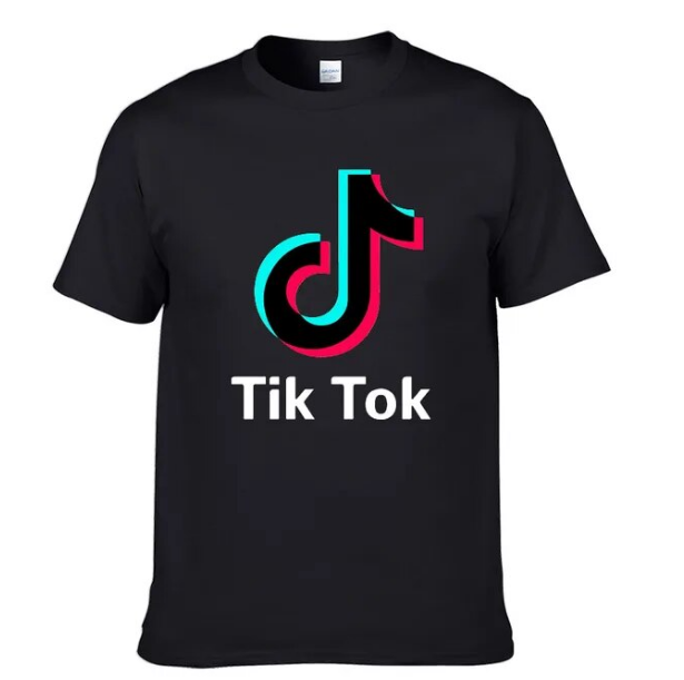 Tshirt TikTok Fashion Style Cotton Street Apparel Hip Hop Short Sleeve