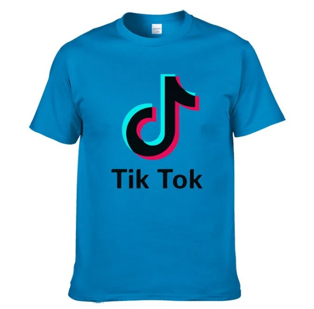 Tshirt TikTok Fashion Style Cotton Street Apparel Hip Hop Short Sleeve