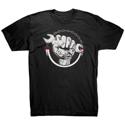 Tshirt Hand Holding Spanner Fashion - DUGO