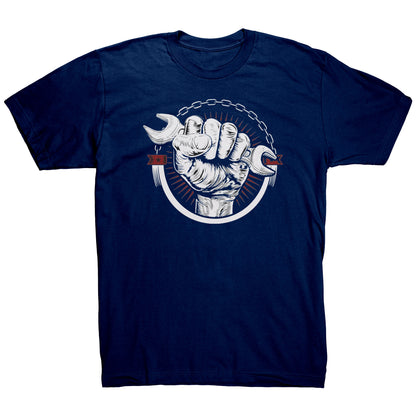 Tshirt Hand Holding Spanner Fashion - DUGO