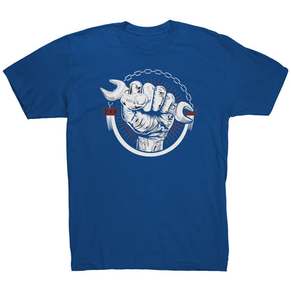 Tshirt Hand Holding Spanner Fashion - DUGO