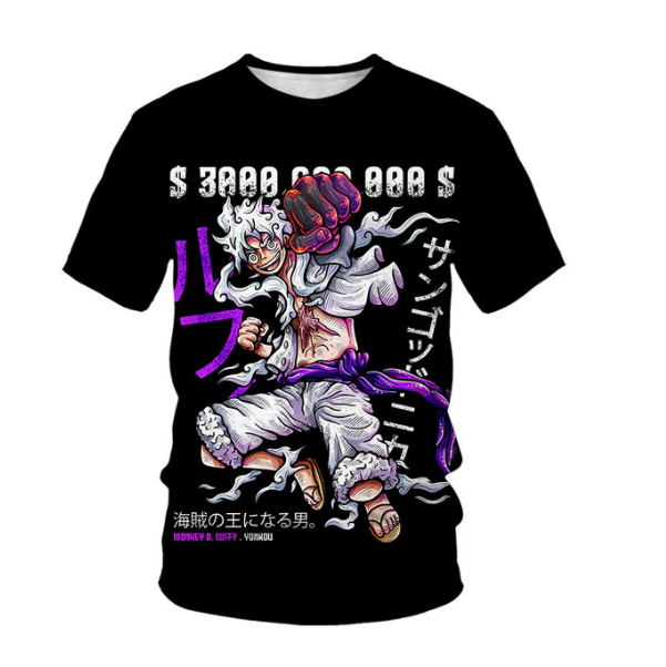 Tshirt One Piece Luffy Gear 5 Men