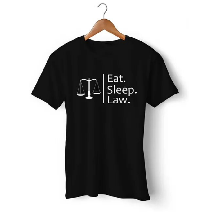 Eat Sleep Law Tshirt Scale Graphic Tees Tops