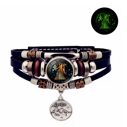Luminous 12 Constellation Vintage Bracelet