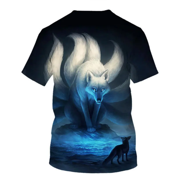 Fashion Fox Picture Tshirts Unique