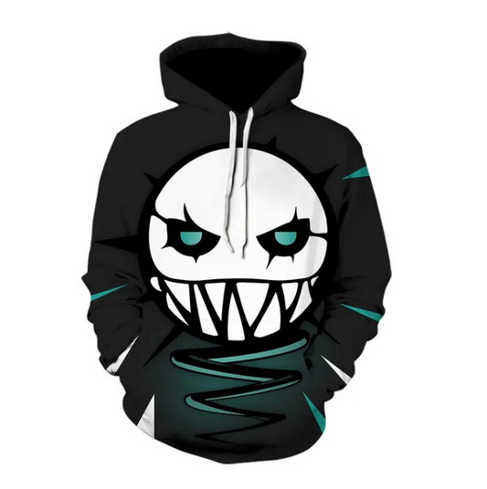 Horro Movie Nightmare Before Christmas 3D Print Hoodie Men