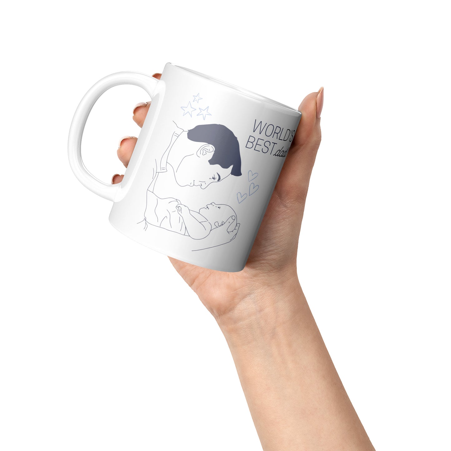 World Best Dad Mug Size 11 Oz - DUGO