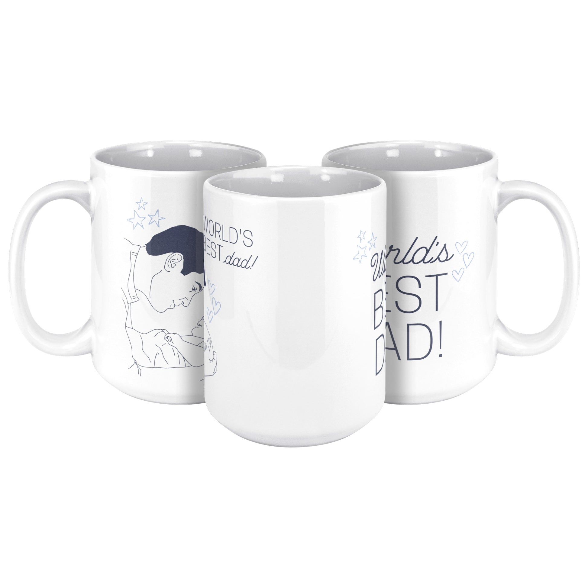 World Best Dad Mug Size 15 Oz - DUGO