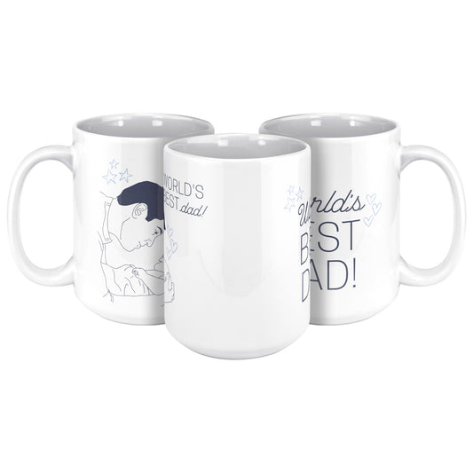 World Best Dad Mug Size 15 Oz - DUGO