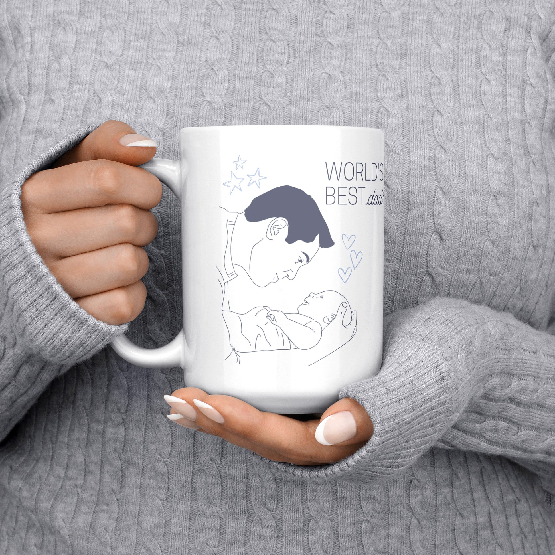 World Best Dad Mug Size 15 Oz - DUGO