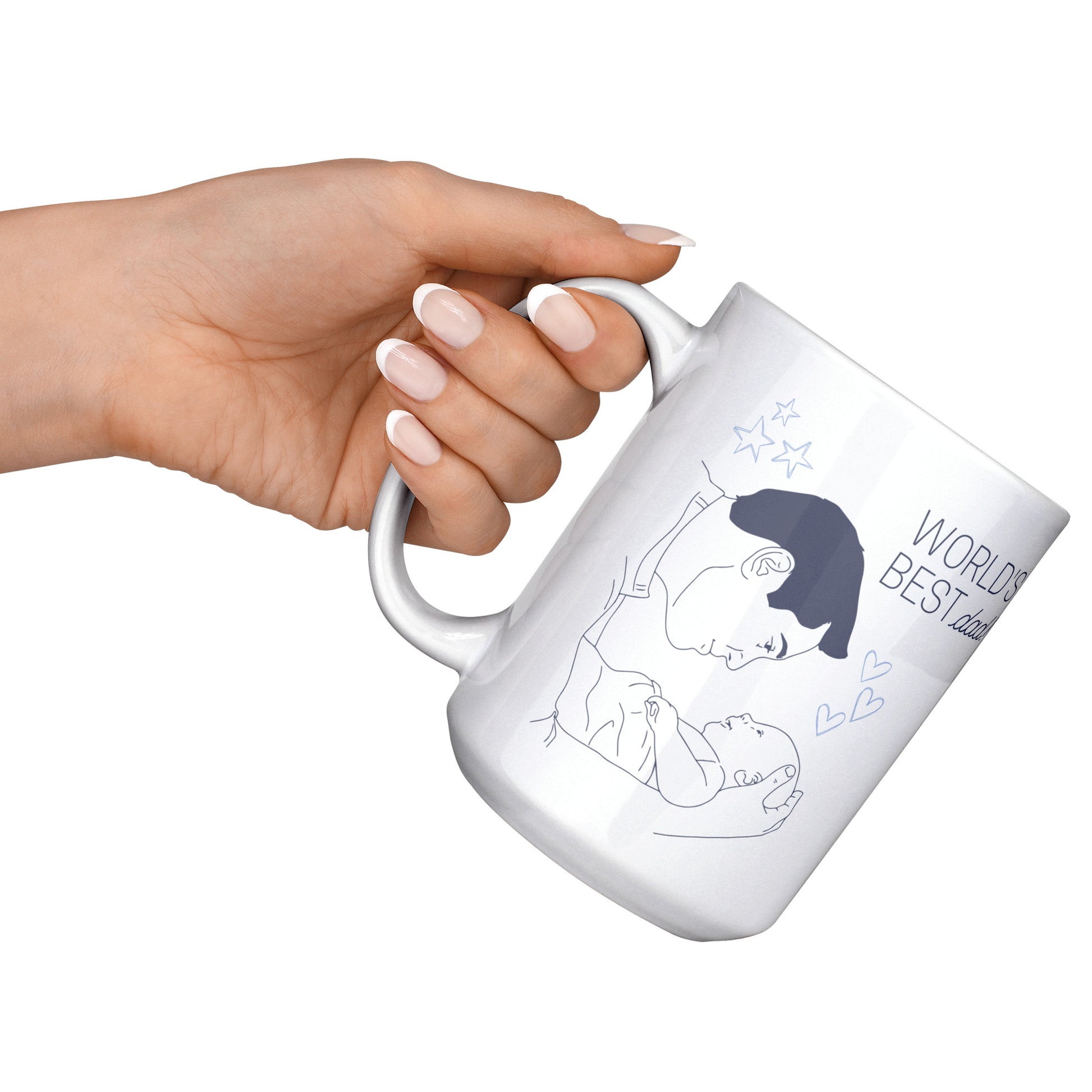 World Best Dad Mug Size 15 Oz - DUGO