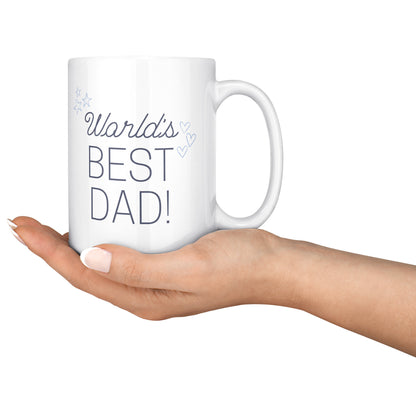 World Best Dad Mug Size 15 Oz - DUGO
