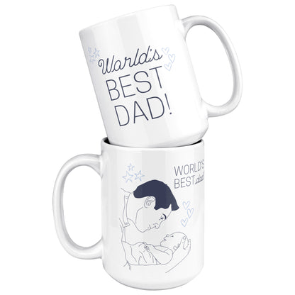 World Best Dad Mug Size 15 Oz - DUGO