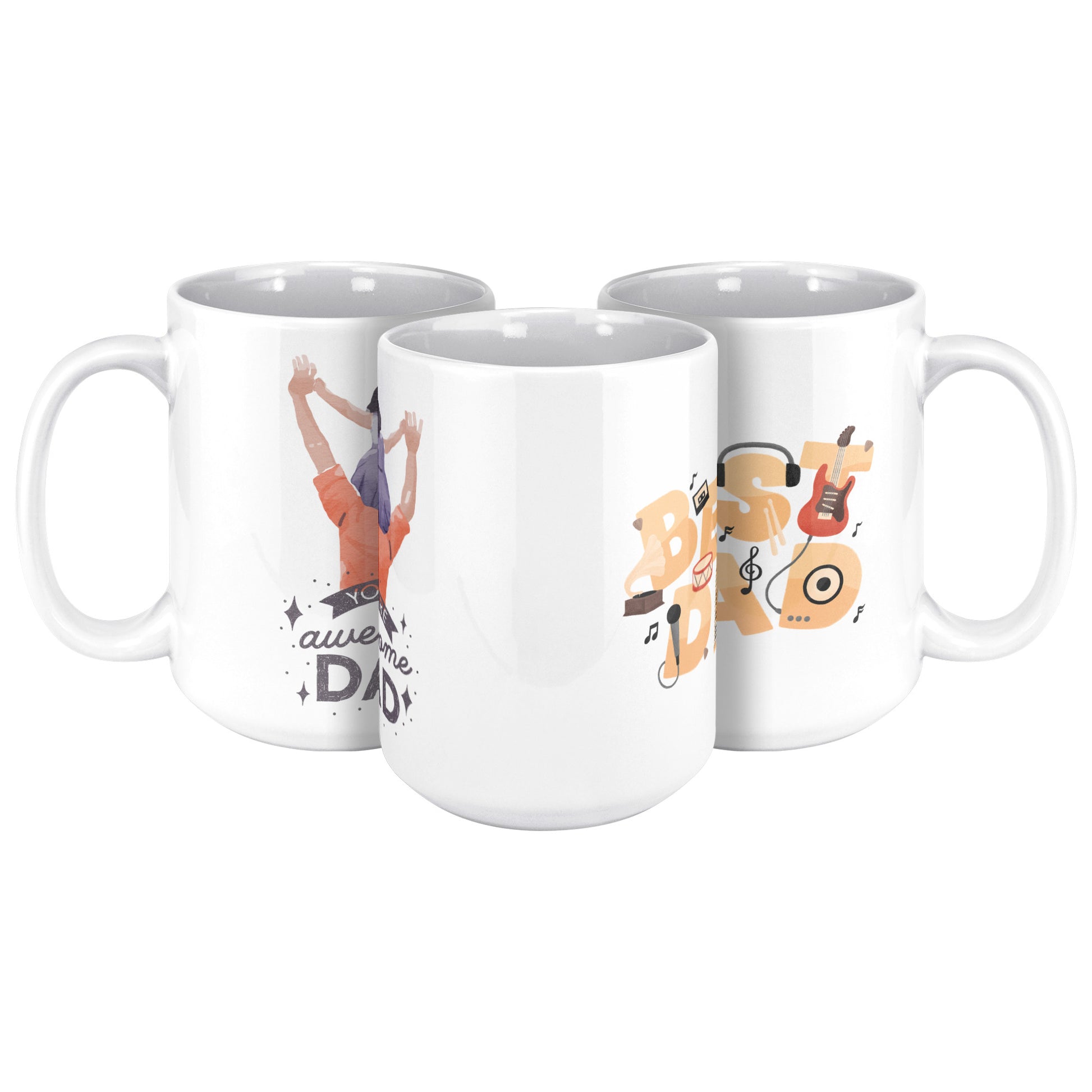 World Best Dad Office Mug 15 Oz - DUGO