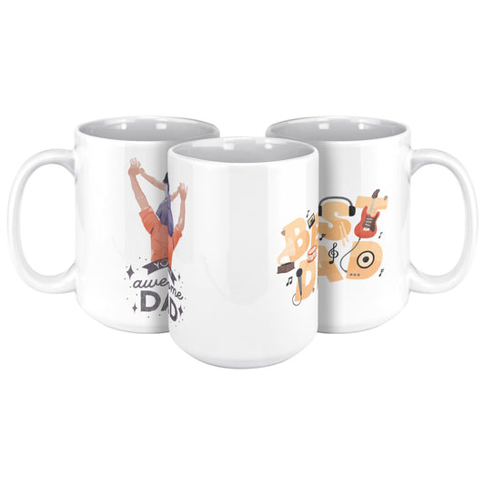 World Best Dad Office Mug 15 Oz - DUGO