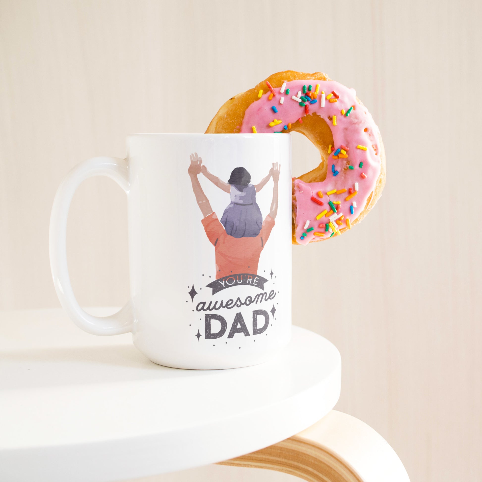 World Best Dad Office Mug 15 Oz - DUGO