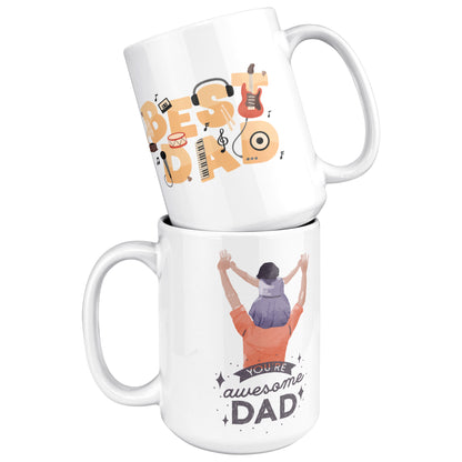 World Best Dad Office Mug 15 Oz - DUGO