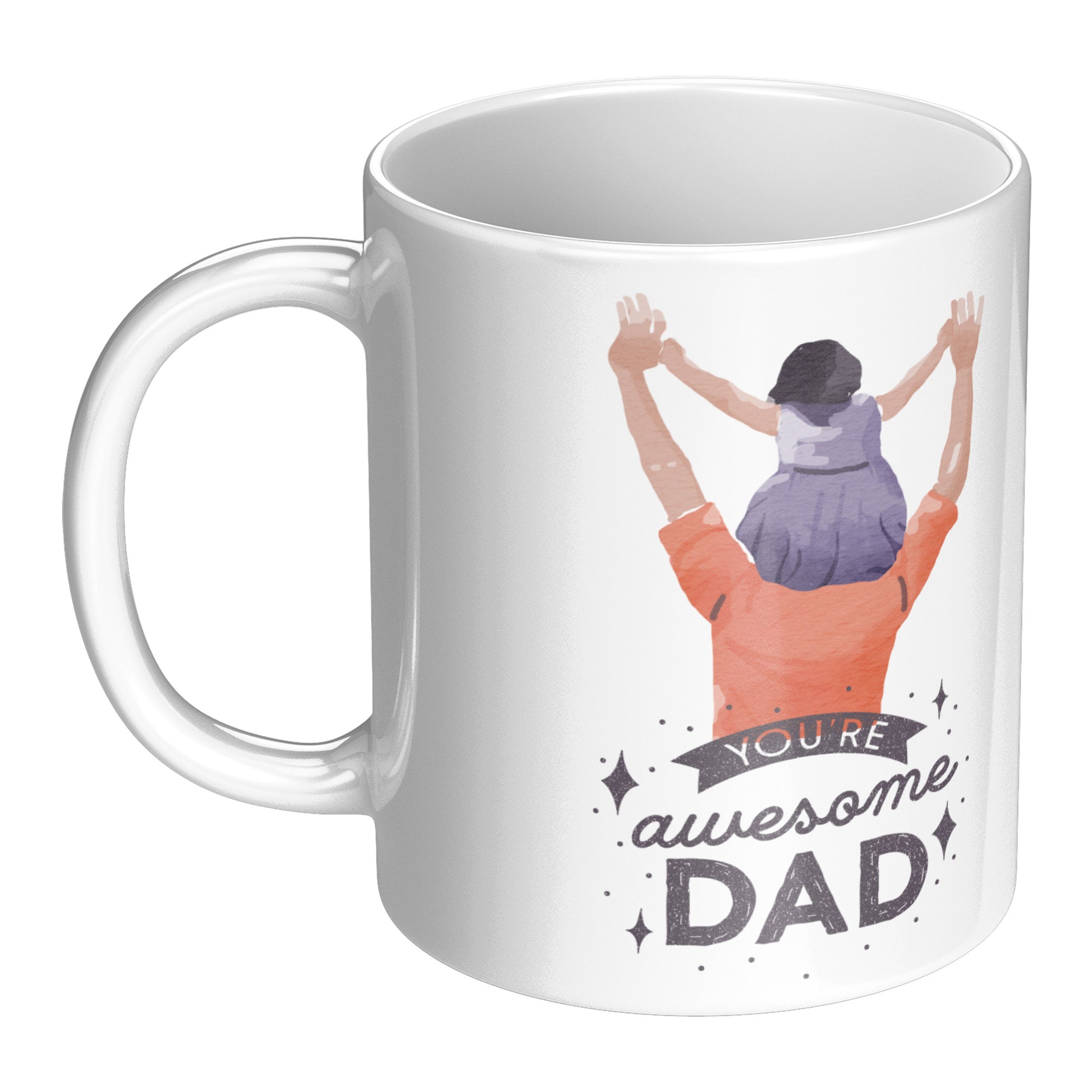 World Best Dad Office Mug 11 Oz - DUGO