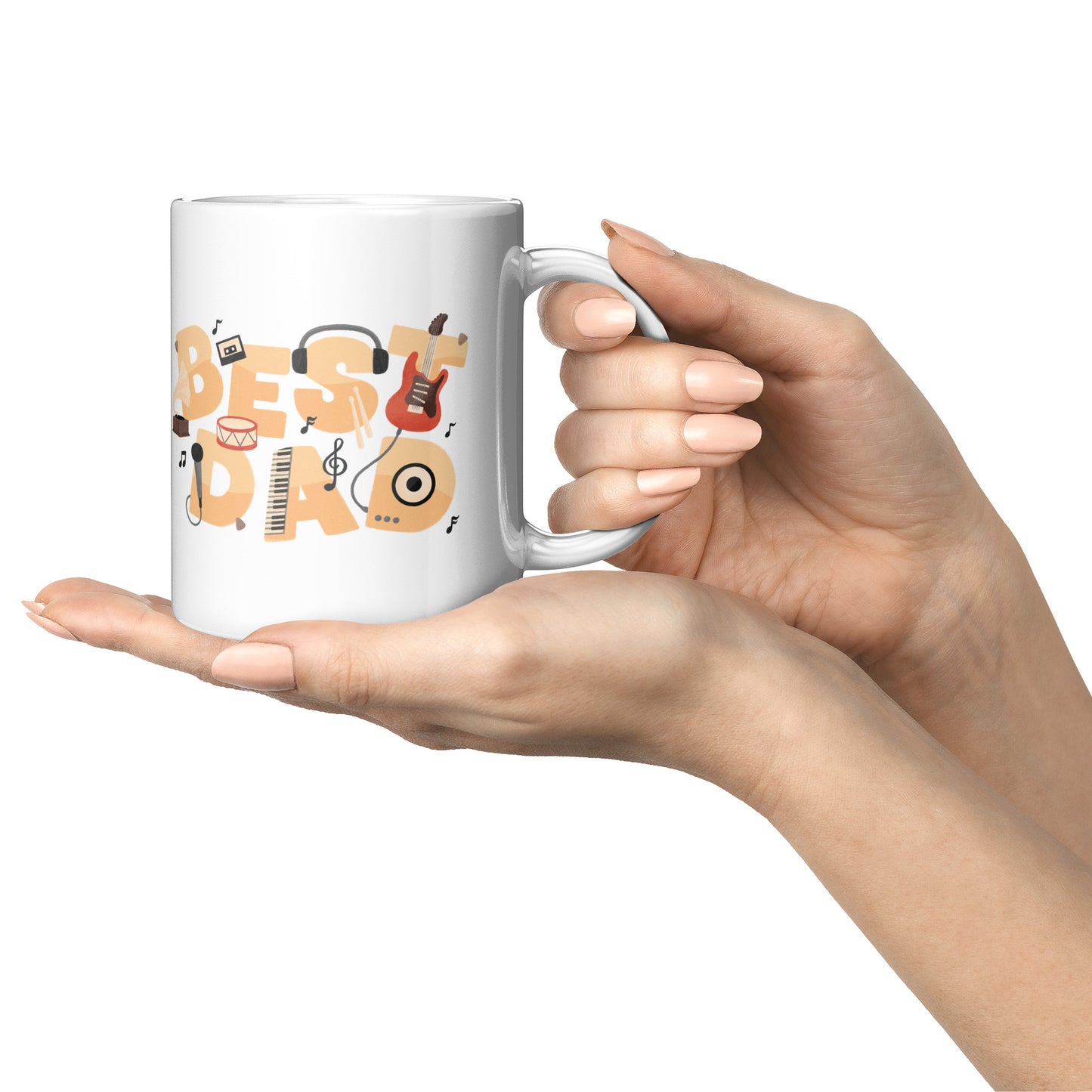 World Best Dad Office Mug 11 Oz - DUGO