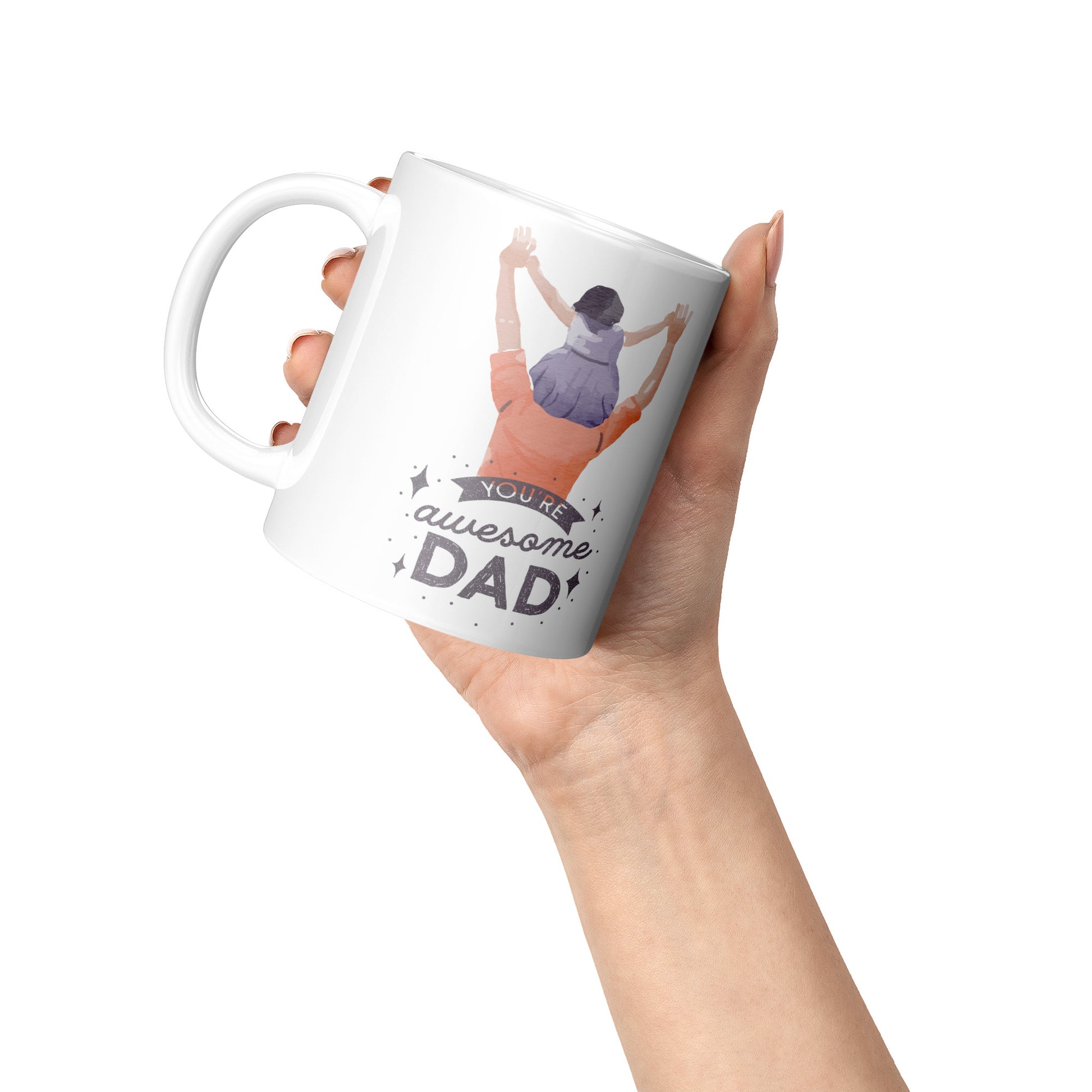 World Best Dad Office Mug 11 Oz - DUGO