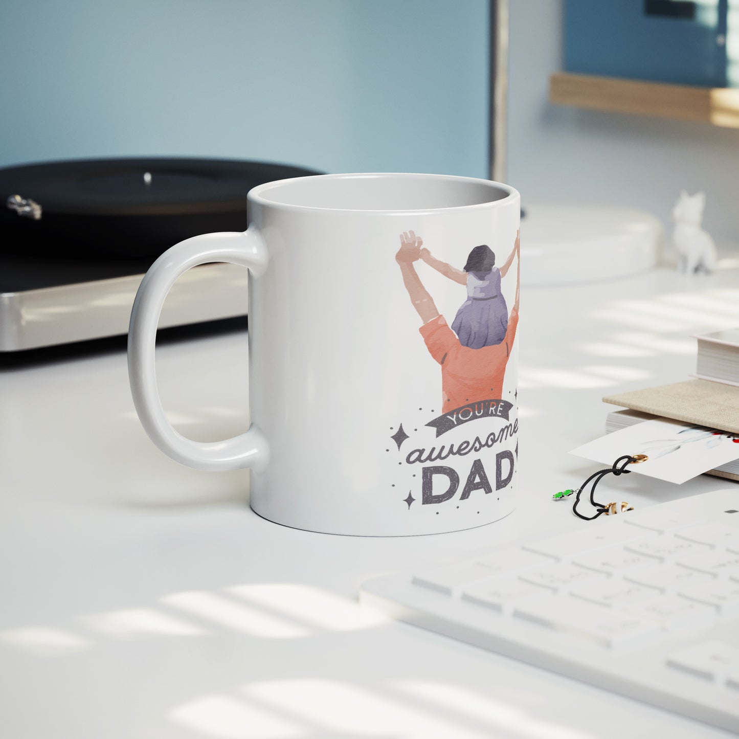 World Best Dad Office Mug 11 Oz - DUGO