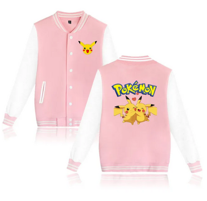 Baseball Jacket Pokemon Pikachu