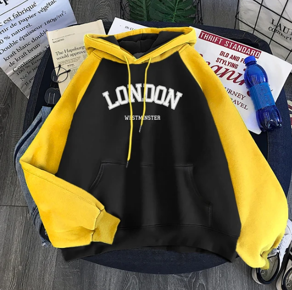 London Westminster Street Letter Print Woman Hoodies Fashion Sweatshirt Casual