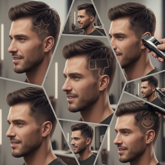 Custom Hair Art Portrait Signature Cut Edition