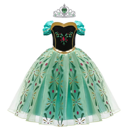 Anna Dresses Children Princess Dress Girl Cosplay Costume Kids