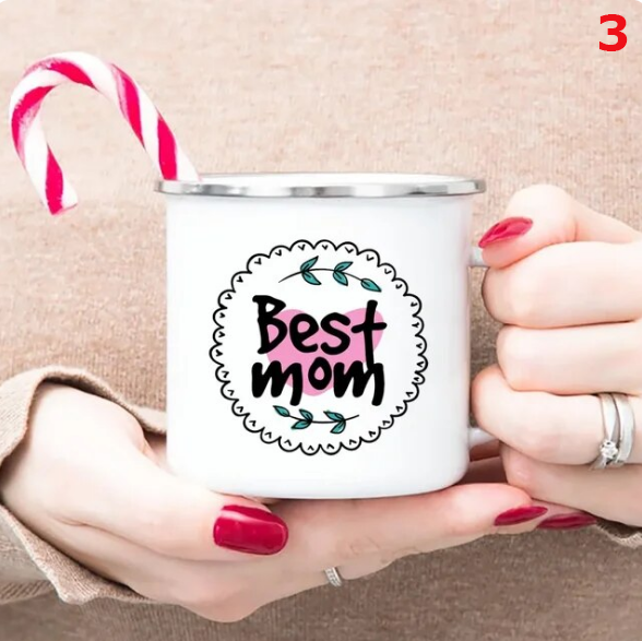 Best Mom Cups Enamel Gifts Mothers Day