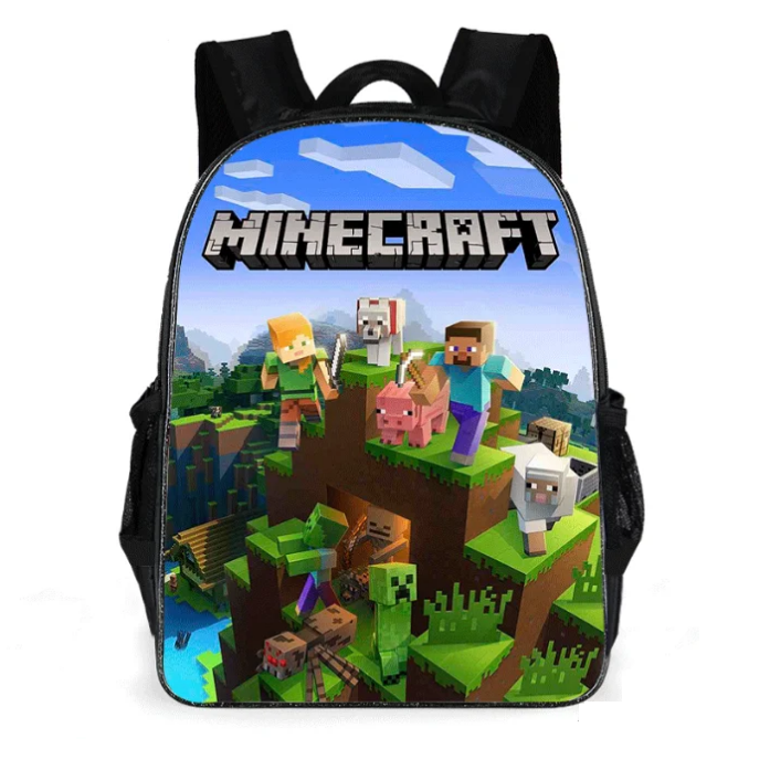 Mindcraft Inspired 3D Printed Children's School Bags For Endless Adventures