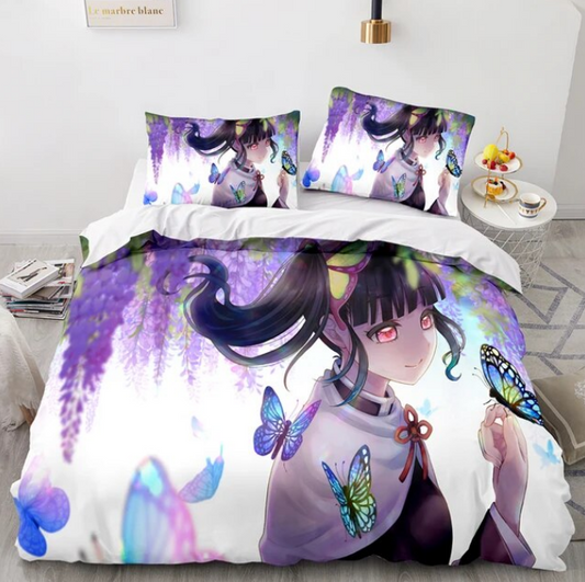 Demon Slayer 3D Bedding Set Anime Creative