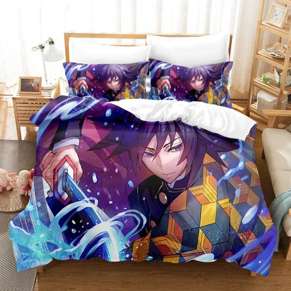 Demon Slayer Bedding Set Anime Stylish Bedroom