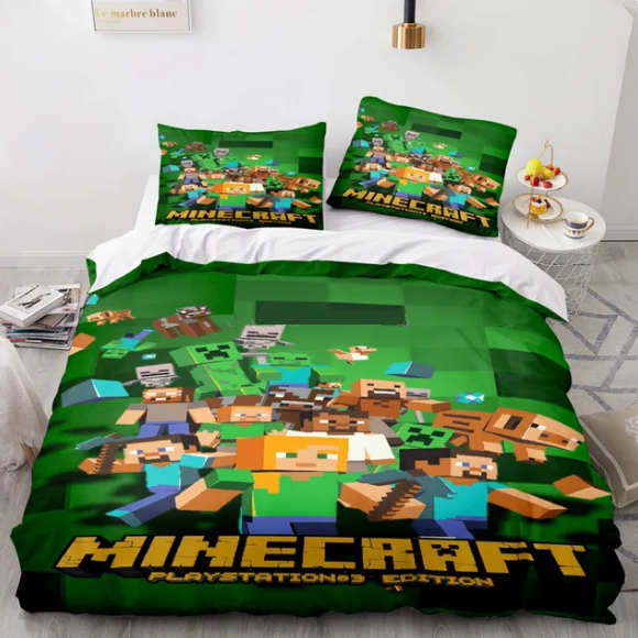 Minecraft Monster Hunters Bedding Set For Bedroom