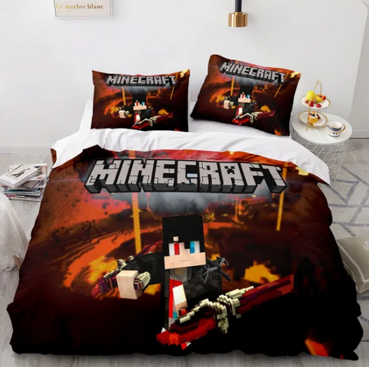 Minecraft Bedding Set Print 3D For Bedroom