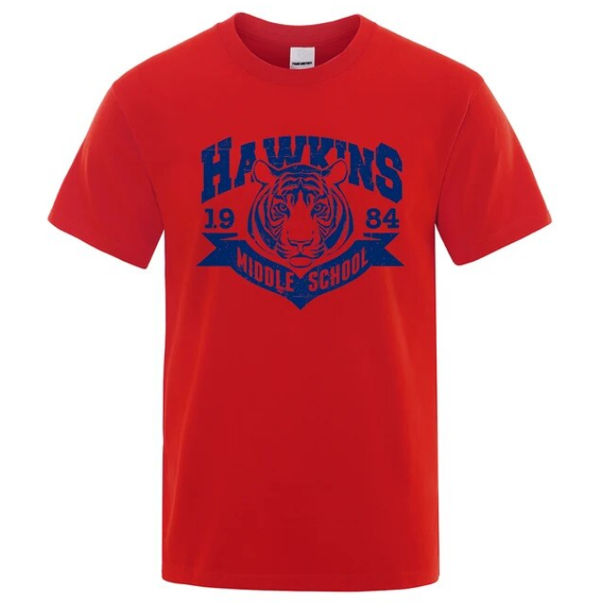 Hawkins Middle School Tigers Funny Printed Tshirts