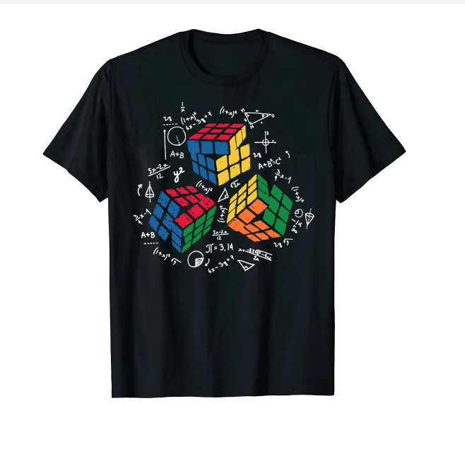 Rubiks Player Cube Math Lovers Tshirts