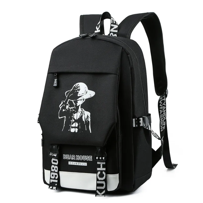 One Piece Anime Luffy Teenage Backpack