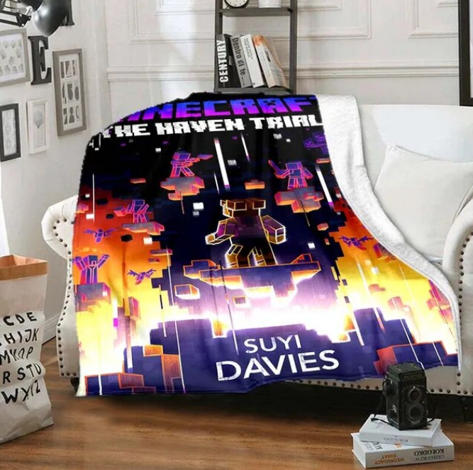 Minecraft The Haven Trial Blanket For Sofa